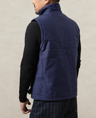 Heavyweight Aviator Vest - Navy