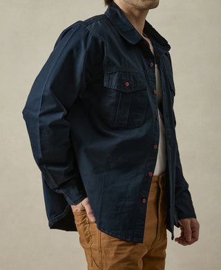 Classic Fit Engineer Workshirt - Navy