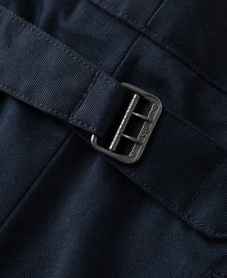 Lot 830 1940s Two Tuck Chino Trousers - Navy