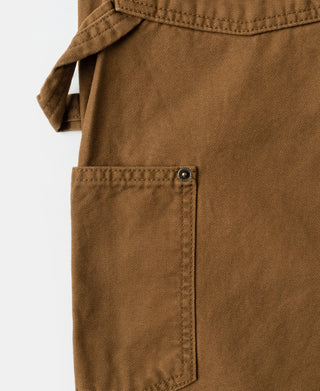 Canvas Double Knee Work Trousers - Brown