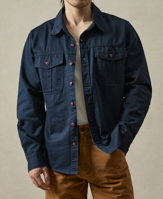 Classic Fit Engineer Workshirt - Navy