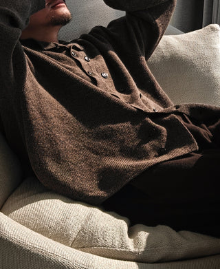 1930s Wool & Hemp Double Breasted Cardigan