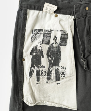 Canvas Double Knee Work Trousers - Dark Gray