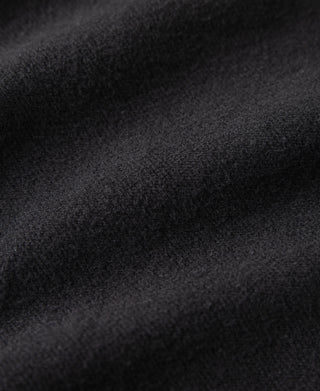 Heavyweight Terry Zip-Up Hoodie - Black