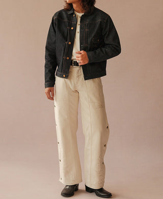 15.5oz Shawl Collar Type 1 Selvedge Denim Jacket