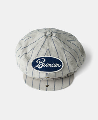 1950s Bronson Snapbacks Flat Cap in Gray