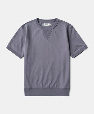 1950s V-Gusset Cotton T-Shirt in Purple