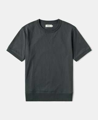 1950s V-Gusset Cotton T-Shirt in Vintage Black