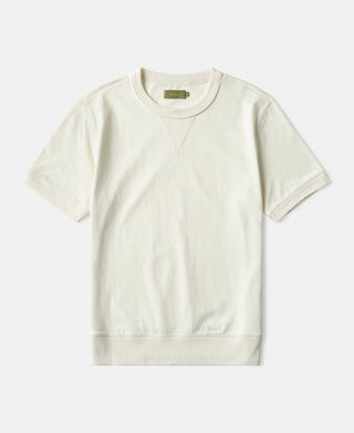 1950s V-Gusset Cotton T-Shirt in White