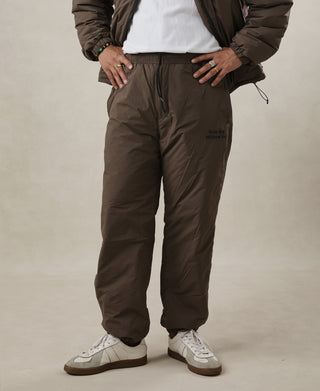 Lot 1010 1980s Padded Nylon Trousers - Brown