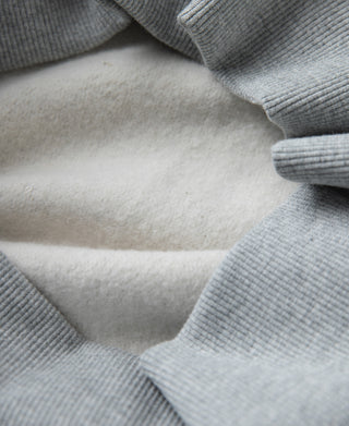 1960s Reverse Weave Double-V Crewneck Sweatshirt - Apricot Gray