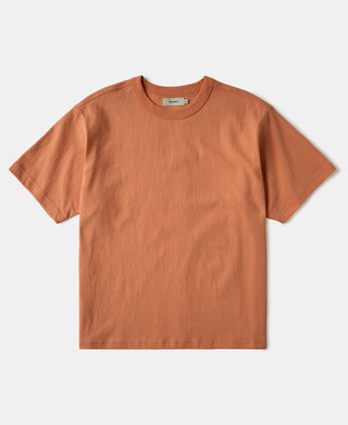 1900s Heavyweight Cotton Jersey Boxy T-Shirt - Light Orange