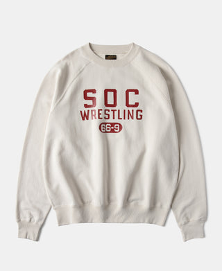 Lot 121 1950s College Athletic Sweatshirt - Cream