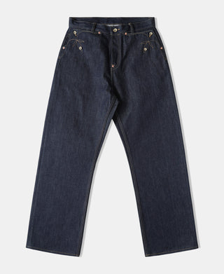 17.7oz Kasuri Selvedge Denim Trousers