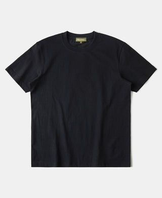 Regular Fit 9.3 oz Jersey Crewneck Tubular T-Shirt - Black