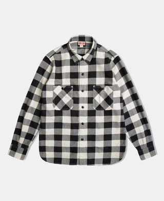 Lot 206 1940s Buffalo Plaid Shirt - Black/White