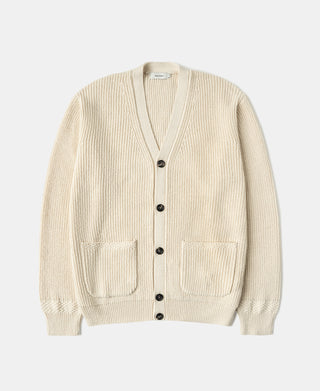 Fisherman Rib US Cotton Cardigan