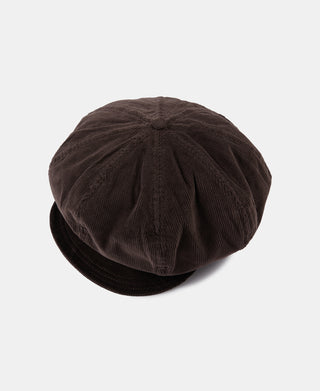 Brown Corduroy Newsboy Cap