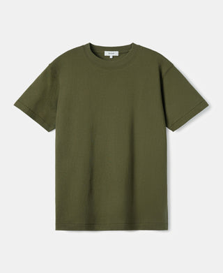 Regular Fit Heavyweight Tubular Jersey T-Shirt - Olive