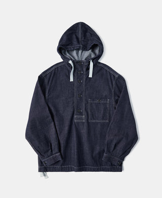 1940s USN Denim Deck Smock - Indigo