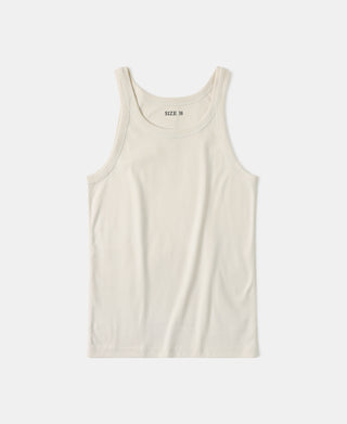 Military Cotton Tank Top - Apricot