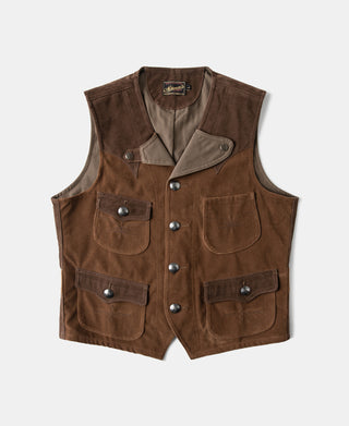 Classic Suede Western Hunting Vest