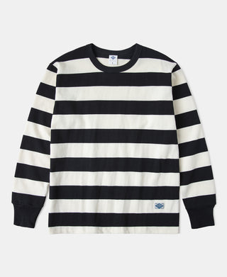 9 oz Wide Striped Long Sleeve T-Shirt