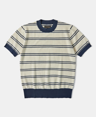 Crew Neck Stripe Breton Shirt