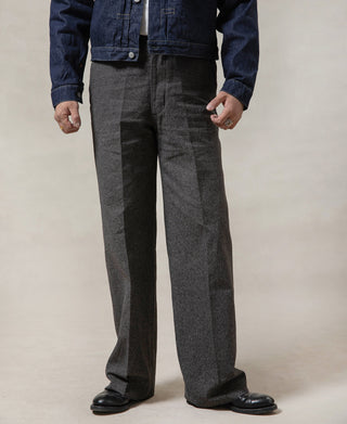 1940s 9.2 oz Salt & Pepper Selvedge Work Trousers