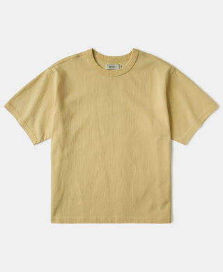 1900s Heavyweight Cotton Jersey Boxy T-Shirt - Yellow