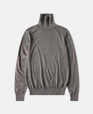 Lot 922 Merino Wool Turtleneck Sweater - Gray