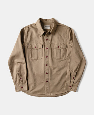 Classic Fit Engineer Workshirt - Khaki