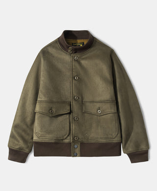 1920s Type A-1 Faux Suede Jacket