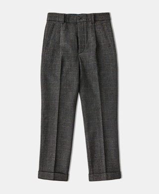 1930s Glen Plaid Tweed Suit Trousers