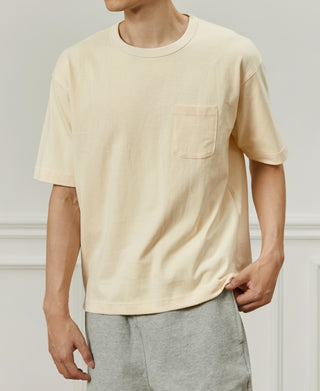 9.8 oz Cotton Classic Pocket T-Shirt - Apricot