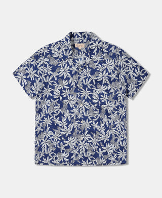 Tropical Palm & Pineapple Aloha Shirt