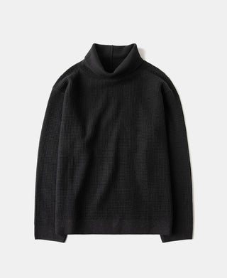 1940s Wool-Hemp Waffle Knit Sweater