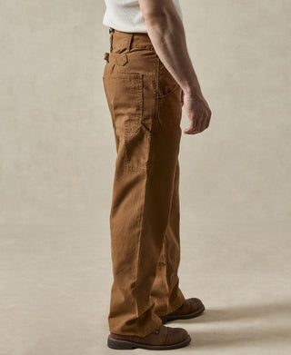 12 oz Canvas Railroad Work Pants - Light Brown