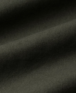 Dark olive canvas fabric, woven texture