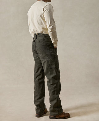 12 oz Canvas Railroad Work Pants - Grayish Green