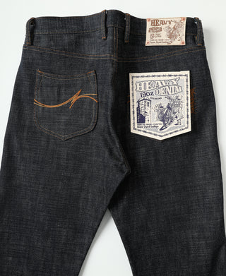19oz Rope Dyed Selvedge Straight-Leg Jeans