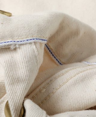 Undyed Selvedge Denim Biker Jacket