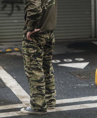 Tiger Stripe Camo Tropical Jungle Fatigue Pants