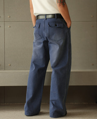 Modified OG-107 Indigo Sateen Fatigue Pants