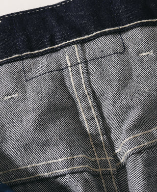 15 oz Indigo Selvedge Straight Leg Denim Jeans