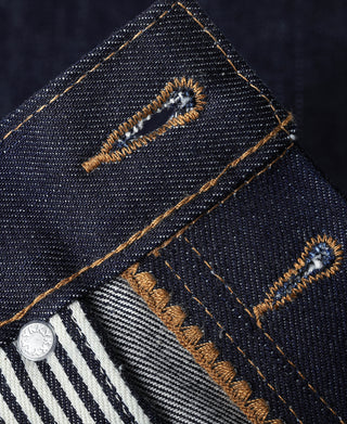 17.7oz Kasuri Selvedge Denim Trousers