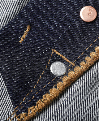 17.7oz Kasuri Selvedge Denim Trousers