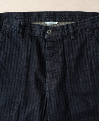 1920s Herringbone Denim Work Pants