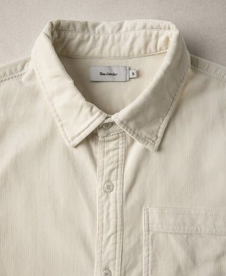 1960s Corduroy Work Shirt - White