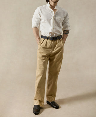 Lot 219 Button Down Oxford Shirt - White